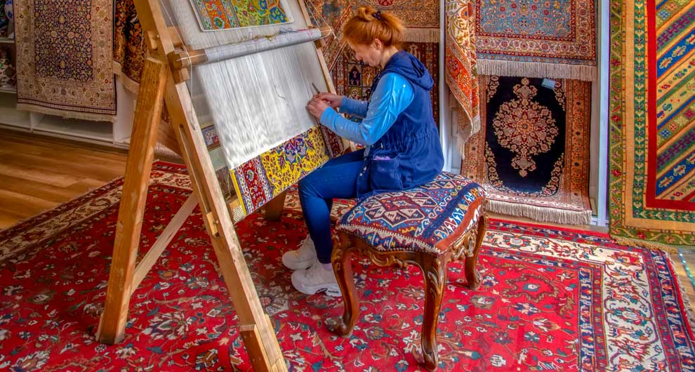 Handgewebter Teppich Istanbul