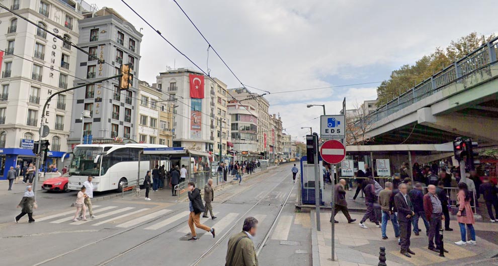Haltestelle Aksaray Istanbul